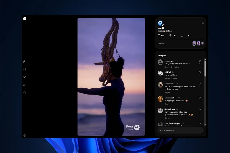 Sora 2 복잡한 장면 표현