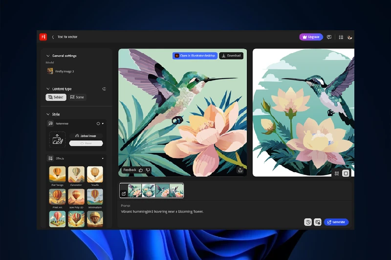 어도비 파이어플라이 텍스트 투 이미지 생성