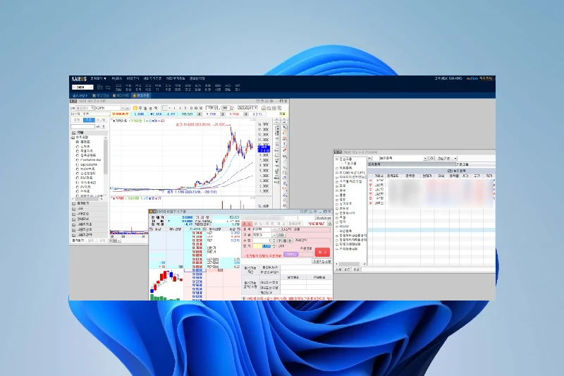 미래에셋 HTS 맞춤형 사용자 설정