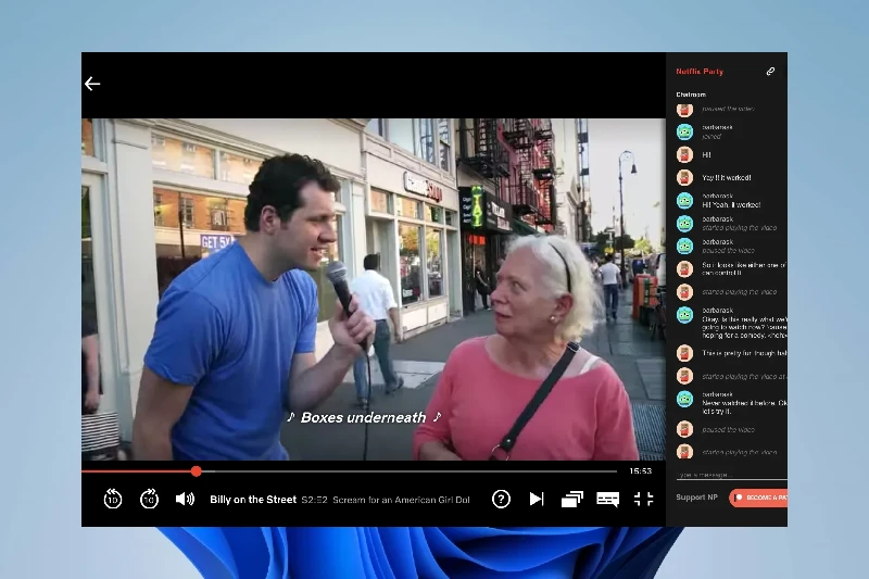 텔레파티 동영상 전체 동기화