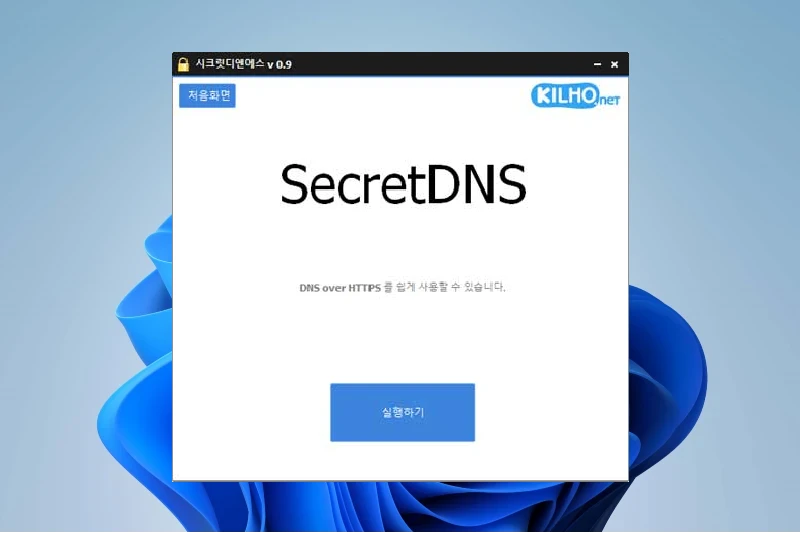 시크릿DNS DNS 보안 설정