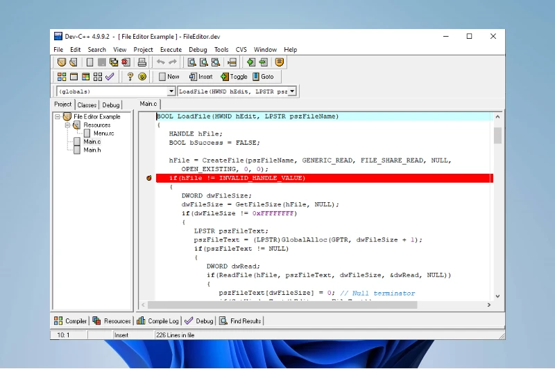 Dev C++ 자체 컴파일러 내장