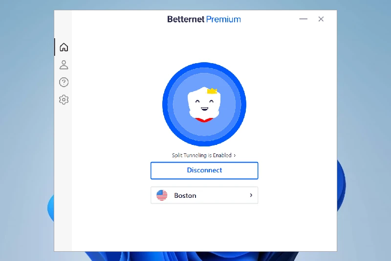 Betternet VPN 원클릭 연결 및 종료